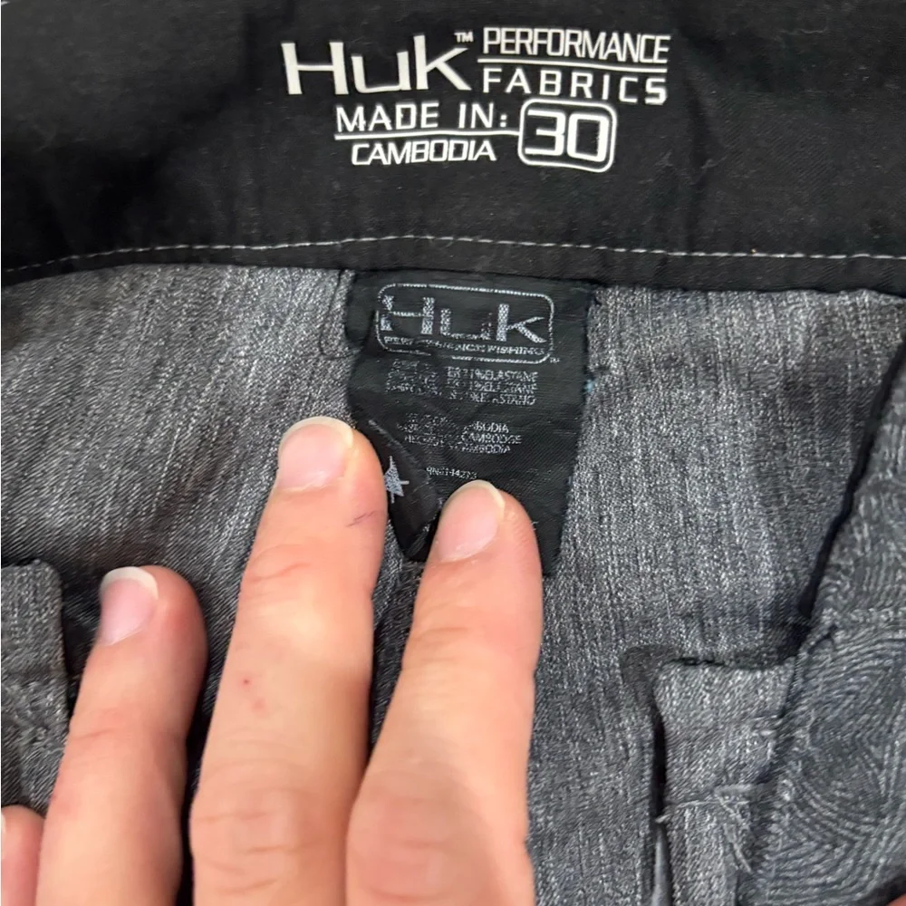 Huk Charcoal Camouflage Shorts - Picture 2 of 2